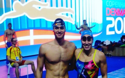 Marc Sánchez i Marina Garcia, dos dels representants del CNS a Hangzhou | Arxiu RS